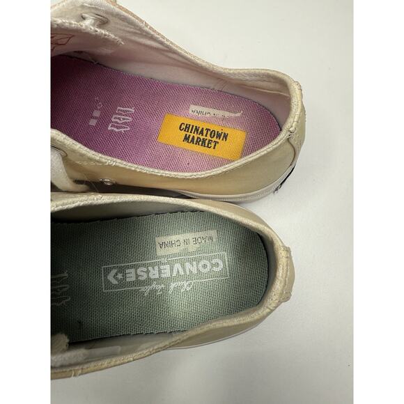 Converse x Chinatown Market Chuck OX Sneaker Unisex Womens 8.5 Canvas Multi Low - Picture 10 of 11